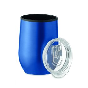 CHIN CHAN Duplafalú úti pohár 350 ml, királykék