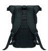ZURICH ROLL Roll top vászon hátizsák, fekete