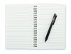 NOBUUK A5 letörölhető jegyzetfüzet, fekete