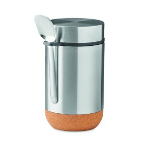 BETTNA Duplafalú termoszedény 400 ml, fakó ezüst