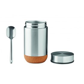 BETTNA Duplafalú termoszedény 400 ml, fakó ezüst