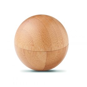 SOFT LUX Ajakápoló bambusz gömbben, fa