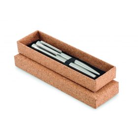 GRAZ SET Újrah. rozsdam. acél tollszett, fakó ezüst