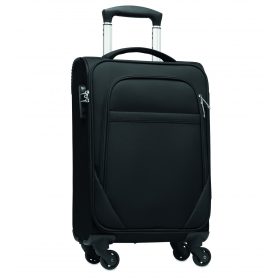 VOYAGE 600D RPET gurulós bőrönd, fekete