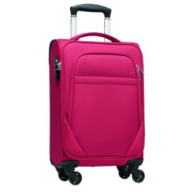 VOYAGE 600D RPET gurulós bőrönd, piros