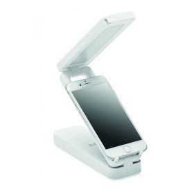 ESPURNA 10W asztali töltő lámpával, fehér