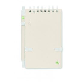 MITO SET A6 újra-tejesdoboz jegyz.füzet, fehér