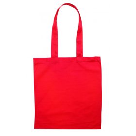 TURA COLOUR Biopamut bevásárlótáska, 180 g, piros