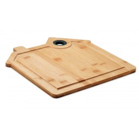 RUMAT Ház alakú bambusz vágódeszka