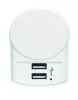 EURO USB CHARGER 2XA Skross Európa USB töltő (2xA) 12W, fehér