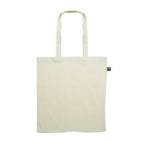 OSOLE+ Pamut bevásárlótáska Fairtrade, bézs
