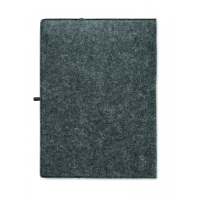 FELTNOTE A4 RPET filc konferencia mappa, kőszürke