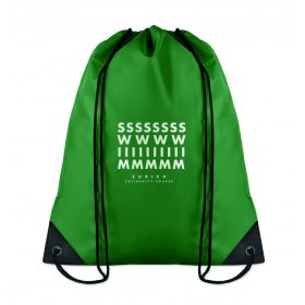 SHOOP 190T poliészter tornazsák, zöld