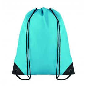 SHOOP 190T poliészter tornazsák, türkiz
