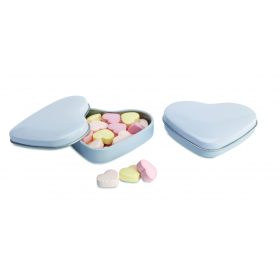 LOVEMINT Cukorka szív alakú tartóban, fehér