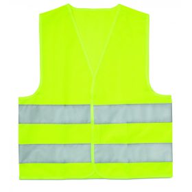 MINI VISIBLE Gyermek láthatósági mellény, fakó ezüst
