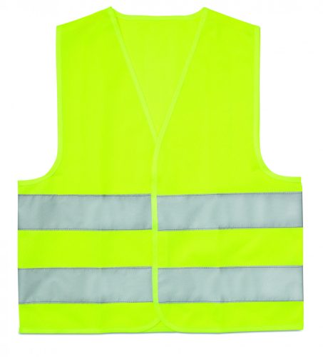 MINI VISIBLE Gyermek láthatósági mellény, fakó ezüst