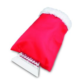 WARMIX Autós jégkaparó kesztyűvel, piros