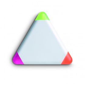 TRIANGULO Háromszög alakú szövegkiemelő, fehér