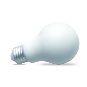 LIGHT PU villanykörte stresszoldó, fehér