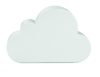 CLOUDY Felhő alakú stresszoldó játék, fehér