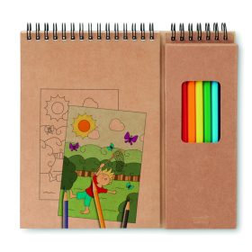 COLOPAD Színező szett füzettel, bézs