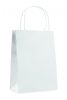 PAPER SMALL Kis papír ajándéktasak 150 g, fehér