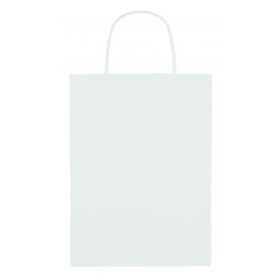 PAPER MEDIUM Köz. papír ajándéktasak 150 g, fehér