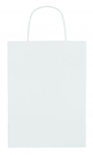 PAPER MEDIUM Köz. papír ajándéktasak 150 g, fehér