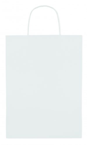 PAPER LARGE Nagy papír ajándéktasak 150 g, fehér
