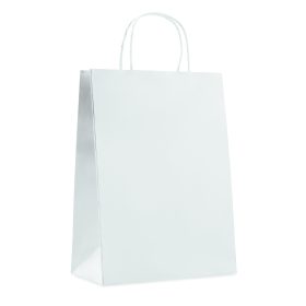 PAPER LARGE Nagy papír ajándéktasak 150 g, fehér