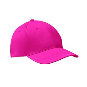 BASIE 6 paneles baseball sapka, fuchsia