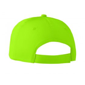 BASIE 6 paneles baseball sapka, lime