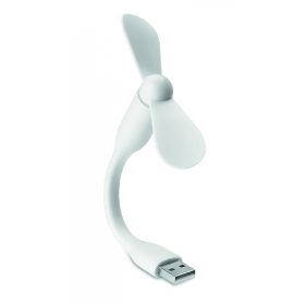 TATSUMAKI Hordozható USB ventilátor, fehér