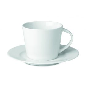 PARIS Cappuccino csésze és csészealj, fehér