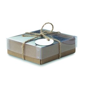 SLATE4 Palalemez poháralátétek, fekete