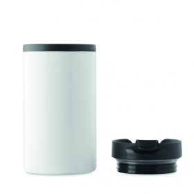 FALUN Duplafalú úti bögre, 250 ml, fehér