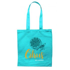   COTTONEL COLOUR + Pamut bevásárlótáska, 140 g    MO9268, türkiz