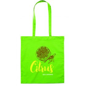   COTTONEL COLOUR + Pamut bevásárlótáska, 140 g    MO9268, lime