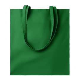   COTTONEL COLOUR + Pamut bevásárlótáska, 140 g    MO9268, sötétzöld