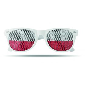FLAG FUN Napszemüveg mintás lencsével, fehér