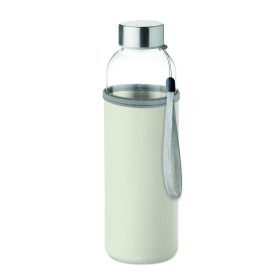 UTAH GLASS Üveg palack 500 ml, bézs