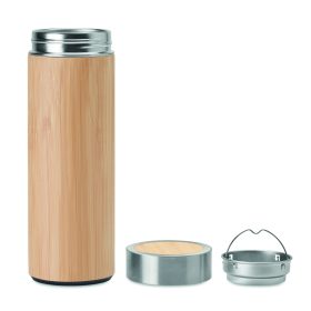 BATUMI Duplafalú acél/bambusz termosz