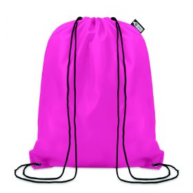 SHOOPPET Zsinóros tornazsák, 190T RPET, ciklámen