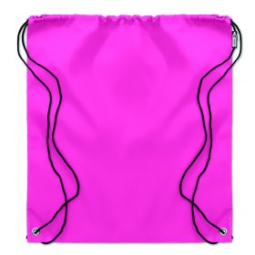 SHOOPPET Zsinóros tornazsák, 190T RPET, ciklámen