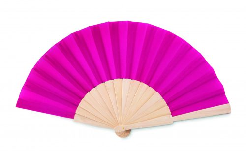 FANNY WOOD Kézi legyező, piros