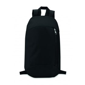 TIRANA Hátizsák első zsebbel, fekete
