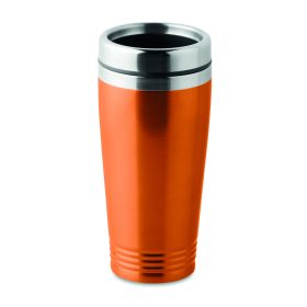 RODEO COLOUR Duplafalú úti bögre 400 ml, narancssárga