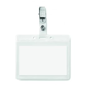 CLIPBADGE PVC kártyatartó, fa