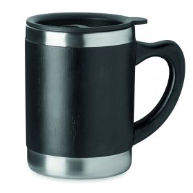 MOKKA Duplafalú pohár 300ml, fekete